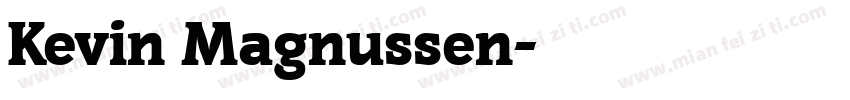 Kevin Magnussen字体转换